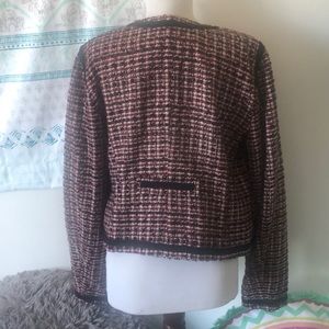 Tweed Jacket with zipper